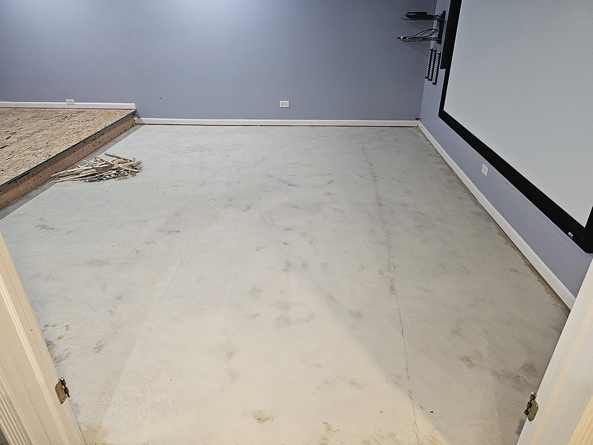 Before Applying Epoxy Coating